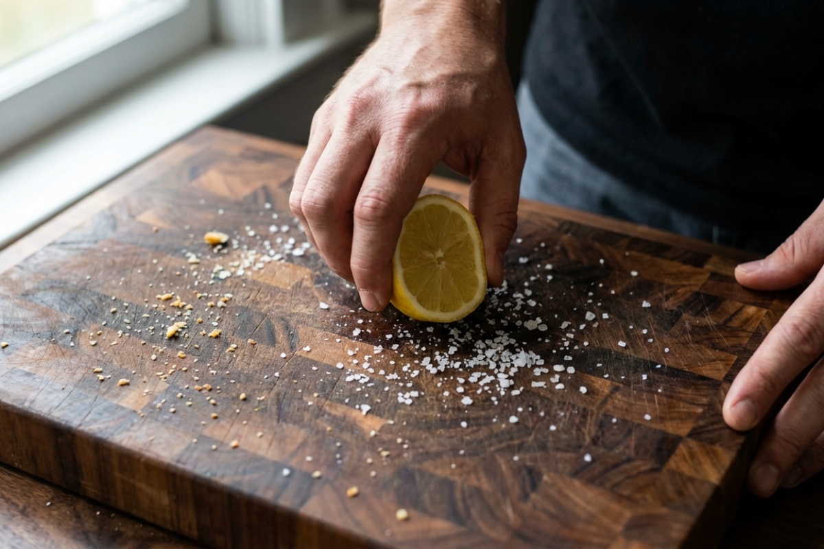 Kako pravilno čistiti drvenu kuhinjsku dasku: 3 učinkovita načina detail 1