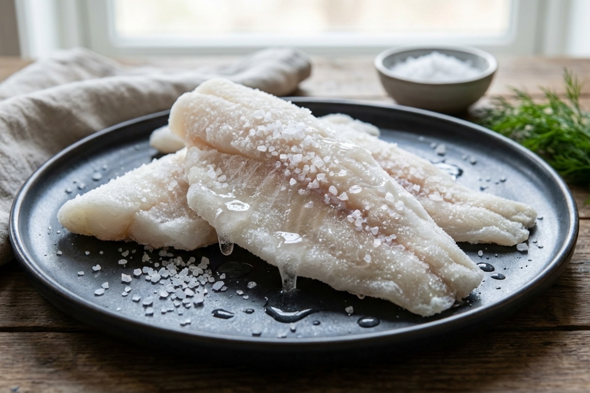 Kako odmrznuti ribu u nekoliko minuta? Dovoljno ju je natrljati ovim začinom i ostaviti. Ali oprez! detail 1