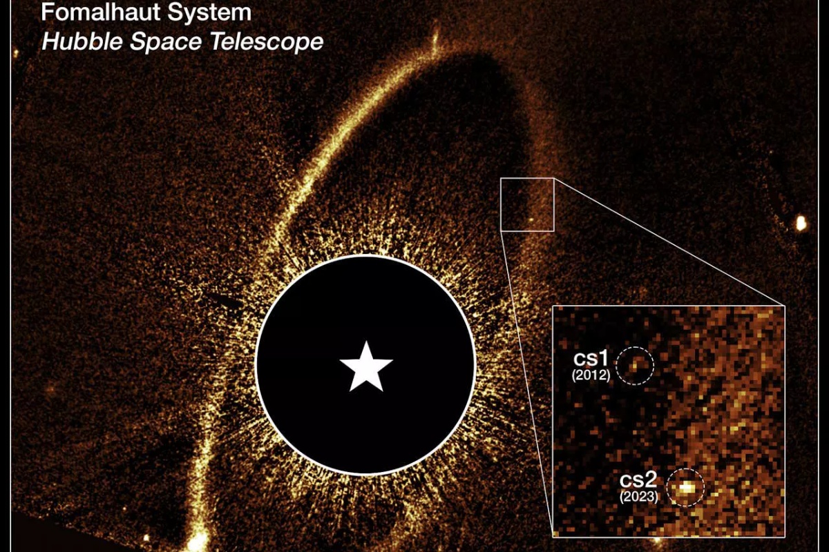 Hubble po prvi put svjedočio dvama kozmičkim sudarima u susjednom planetarnom sustavu detail 1