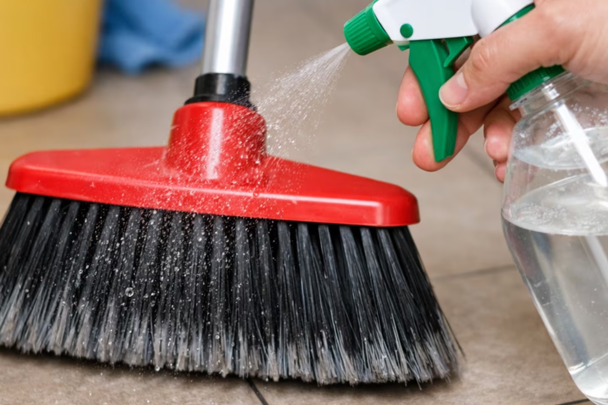 Poprskajte metlu octom i vodom: zašto se to preporučuje prije metenja i čemu služi detail 1