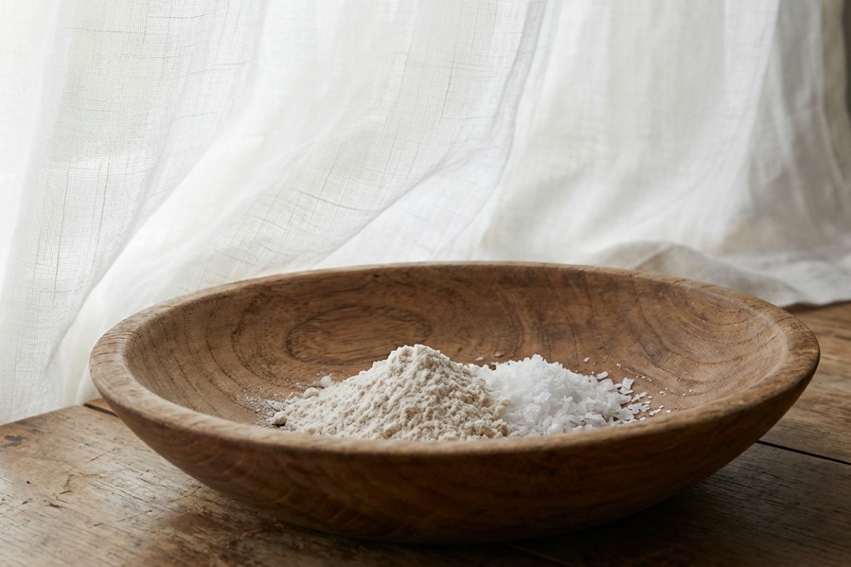 Dovoljne su 2 pune žlice, a zavjese će nakon pranja oduševiti bjelinom poput turskih zubi! Bit će čiste i mirisne za blagdane. Pranje zavjesa domaćim načinima detail 1