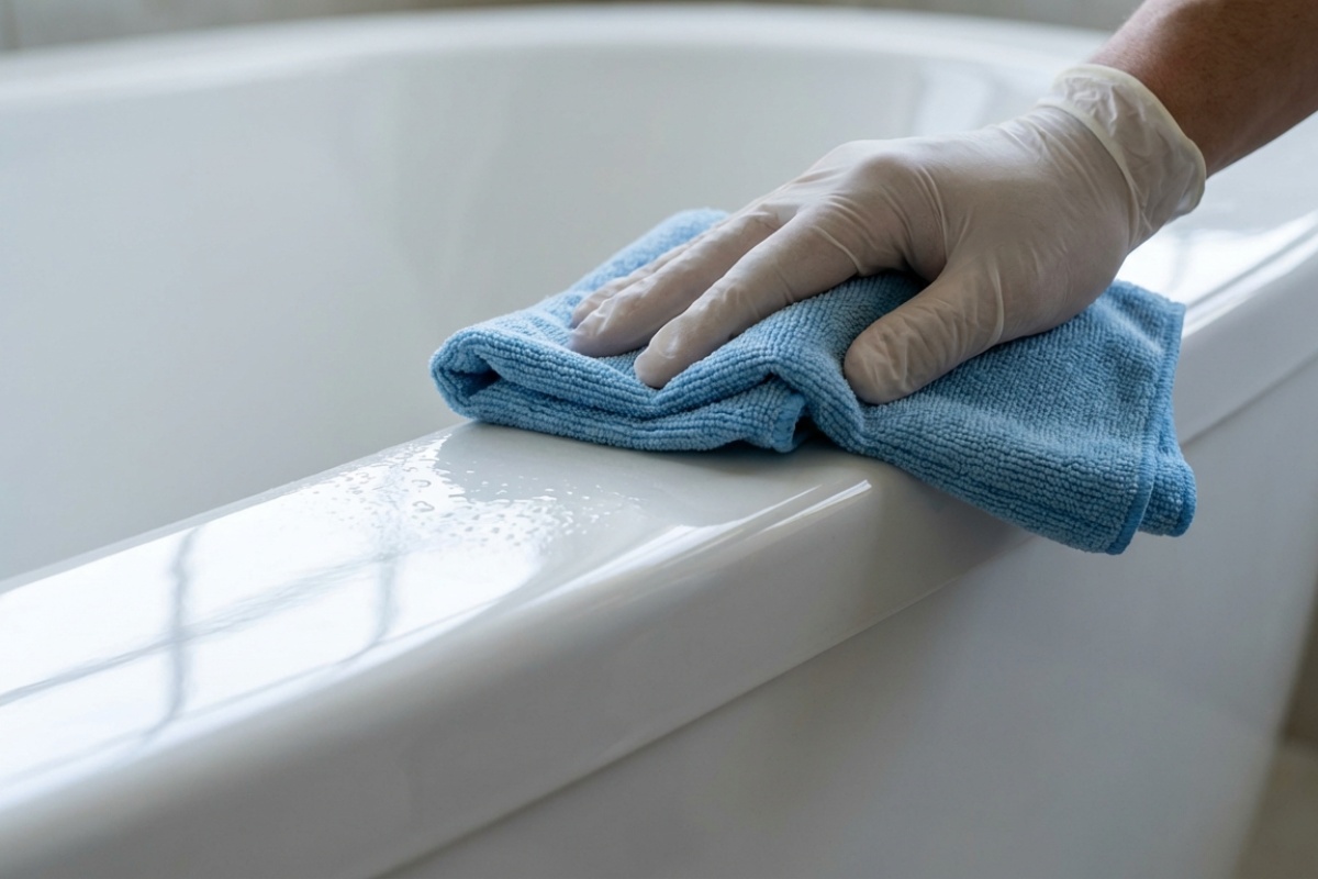 Čime prati akrilnu kadu kako bi blistala kao nova? detail 1