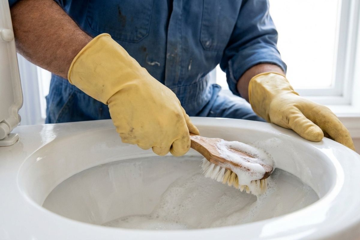 Rano ulijte ovo u zahodsku školjku, a navečer od kamenca neće biti ni traga. Sto puta jače od octa, a čisti WC školjku do savršenstva detail 1