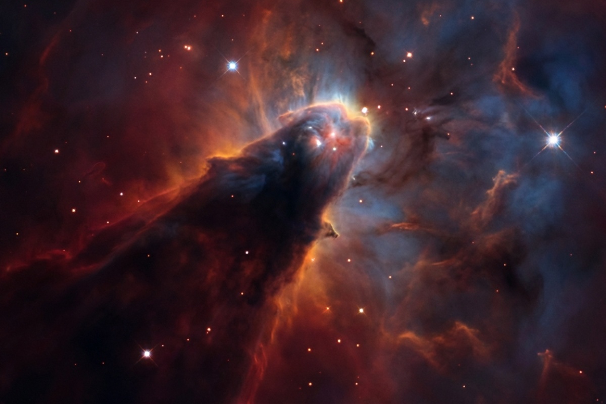 Svemirska božićna jelka: Astronomi snimili neobičan zvjezdani skup detail 1