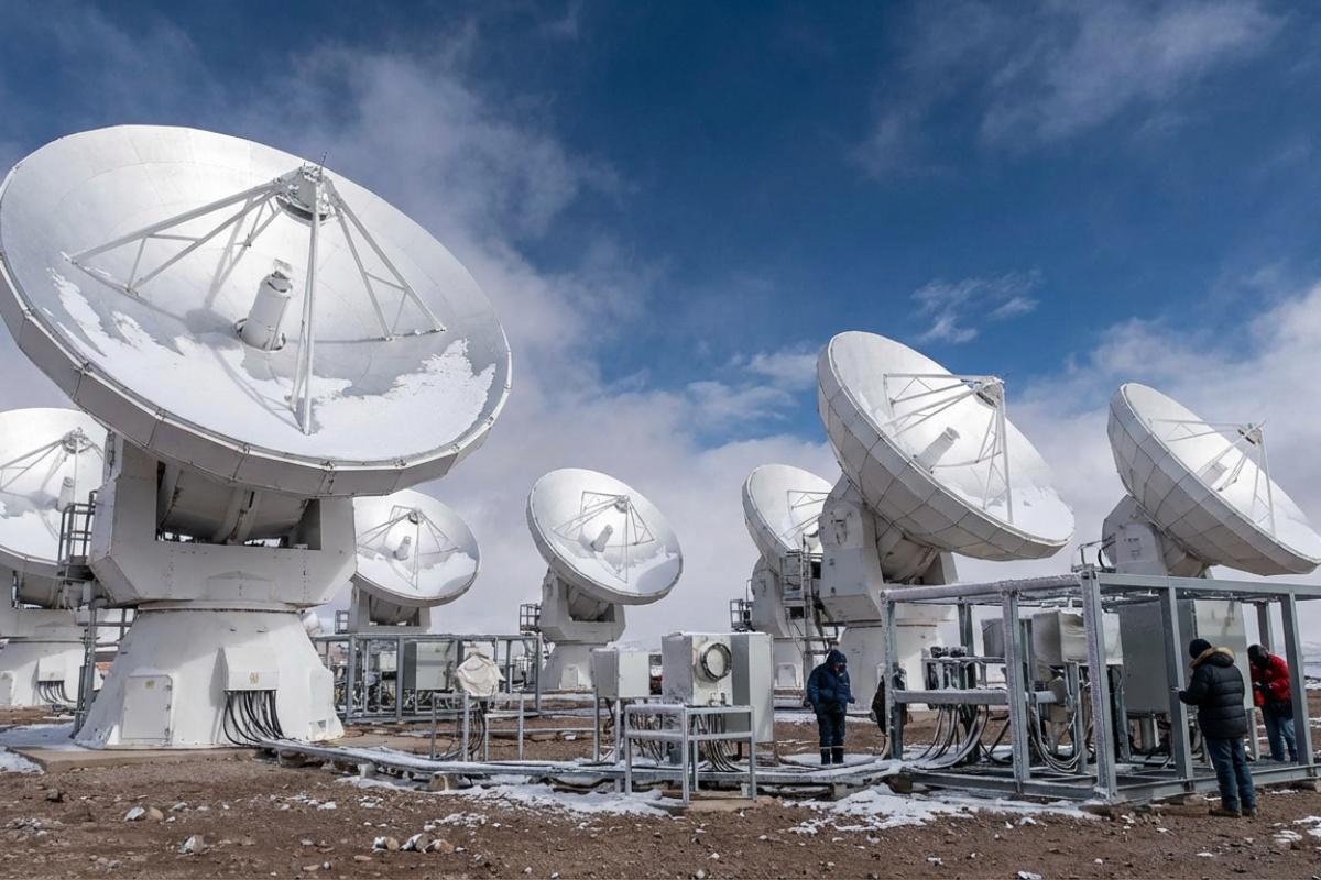 Snijeg u najsušem mjestu na planeti. Nevrijeme paraliziralo rad divovskog teleskopa u Atacami detail 1