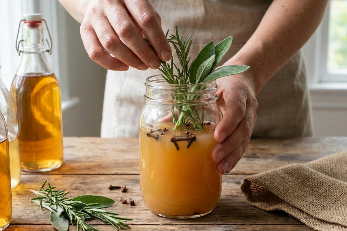 Bori se protiv infekcija, ublažava upale. Nazivaju ga octom četvorice lopova detail 1