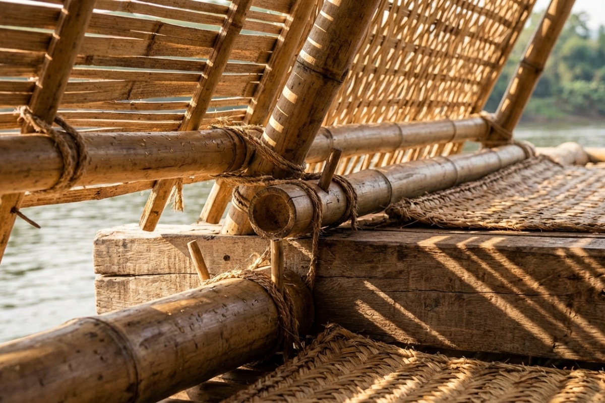 Čovjek je potpuno sam izgradio samoodrživo plutajuće selo, živi u izolaciji i održava sve bez konvencionalne struje, susjeda ili modernih strojeva detail 1