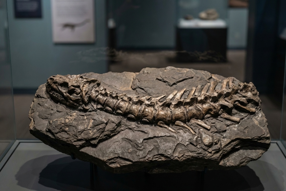 Što otkriva ovaj primitivni morski gmaz dugog vrata pronađen u Kini? detail 1