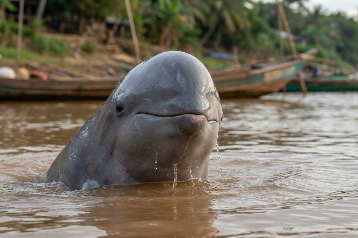 Zbogom najslađem dupinu na svijetu u Aziji – iravadijski dupin suočava se s kritičnim izumiranjem s manje od 100 preostalih jedinki u ključnim riječnim područjima detail 1