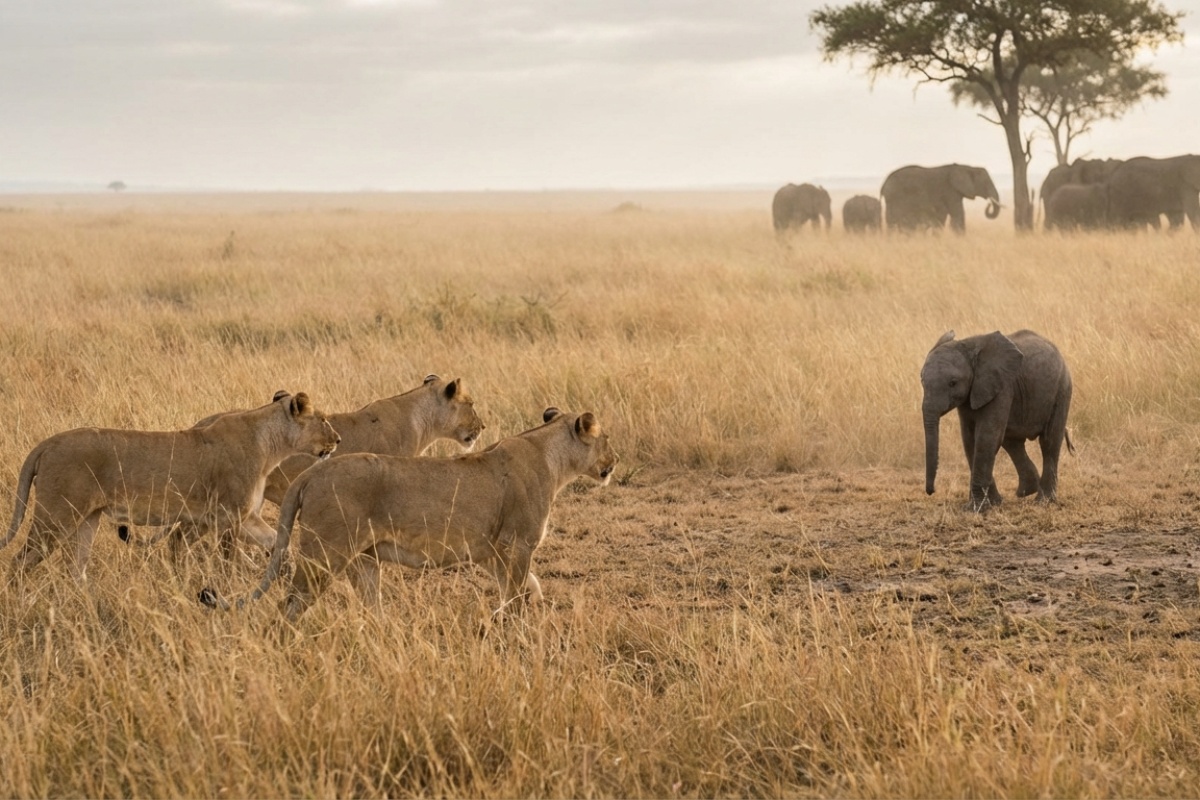 Iako najveći, ipak je ranjiv: 10 bića koja mogu ubiti slona detail 1
