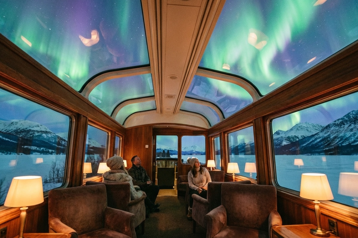 Norveška lansira prvi panoramski noćni vlak na svijetu za promatranje polarne svjetlosti detail 1