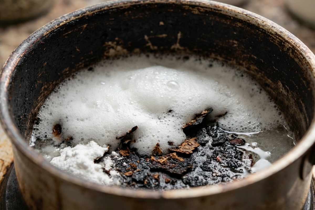 Ubacite ovo u zagorjelu tavu i zalijte – zagorjeli ostaci nestaju sami. Kuhinjski trik koji ćete obožavati detail 1