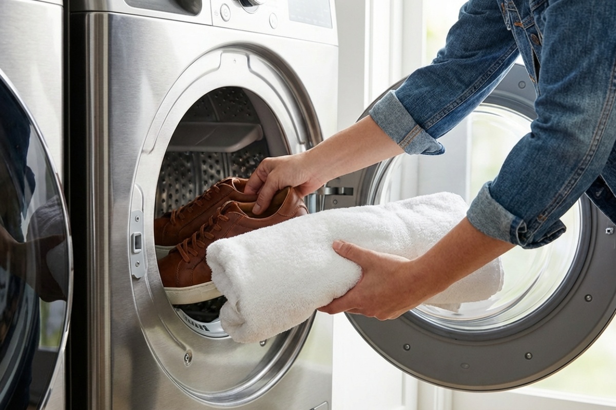 Kako bi vaše tenisice zimi zadržale svoj izgled, dodajte ovaj predmet u sušilicu: banalno je, ali mnoge kućanice ne znaju ovu tajnu detail 1