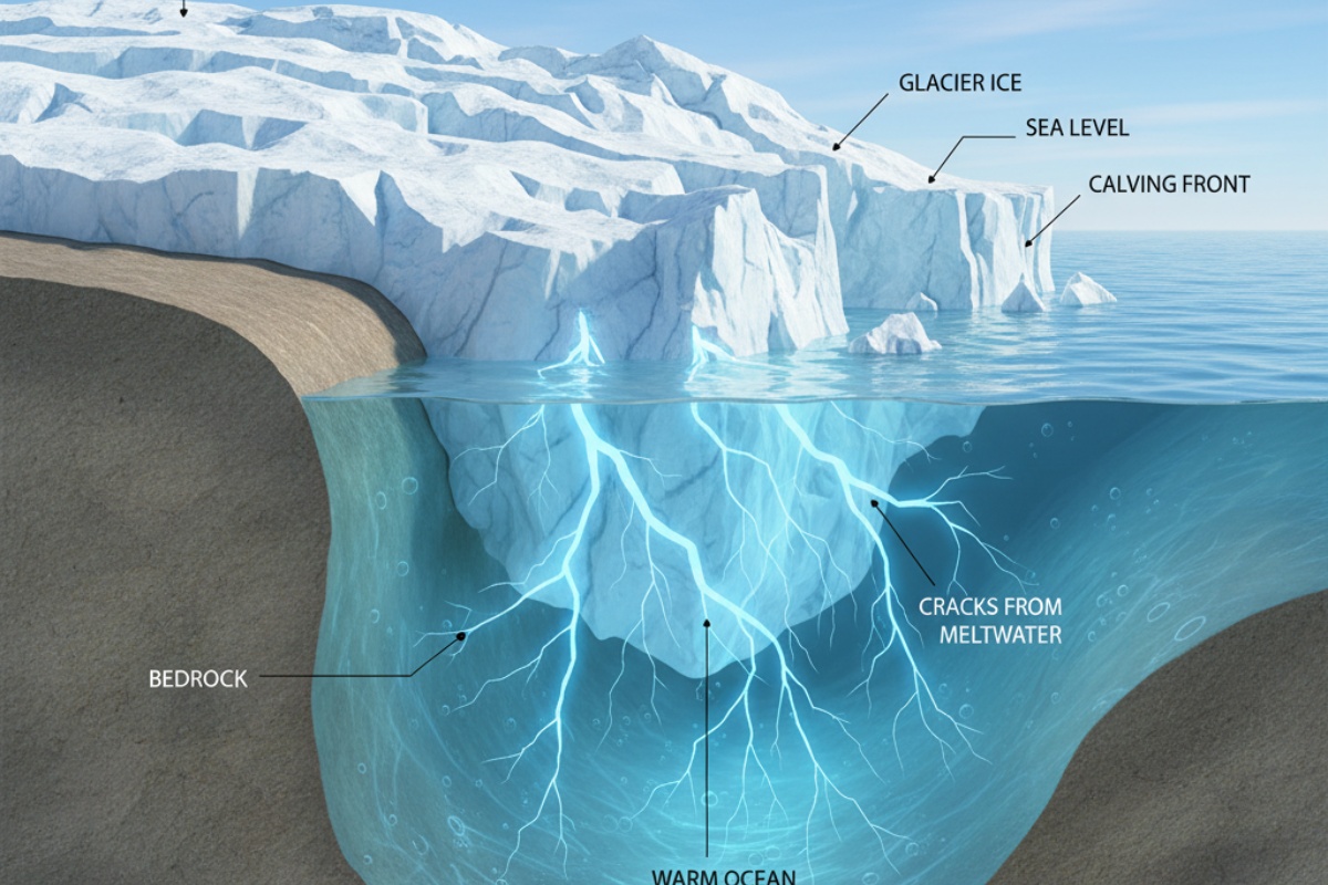 Izgubljeno je 8 kilometara leda u dva mjeseca i istraživači se slažu u jednoj stvari: imamo razloga za brigu detail 2