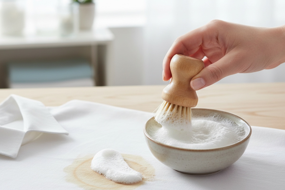 Ni izbjeljivač ni soda bikarbona: Kako ukloniti žute mrlje od znoja s bijele odjeće detail 2