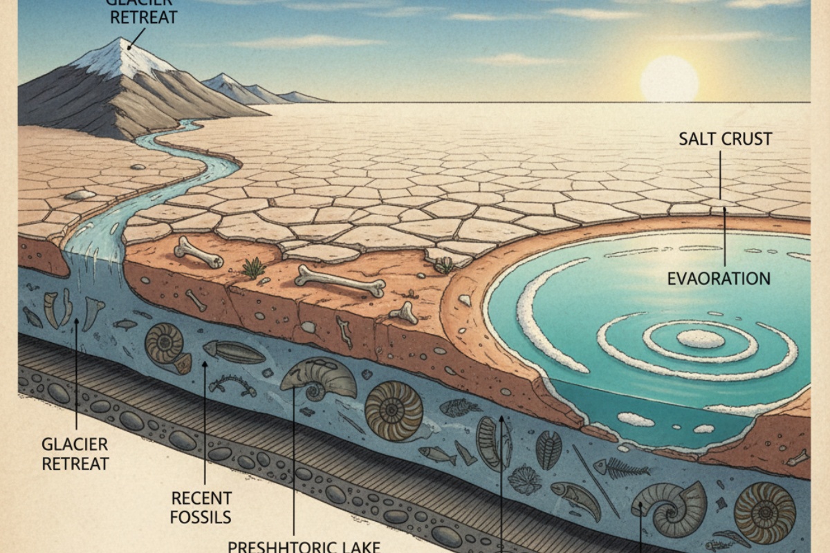 NASA snimila 'bijelu lubanju' u Sahari: Nije riječ o snijegu, već o tragovima starim 12.000 godina detail 2