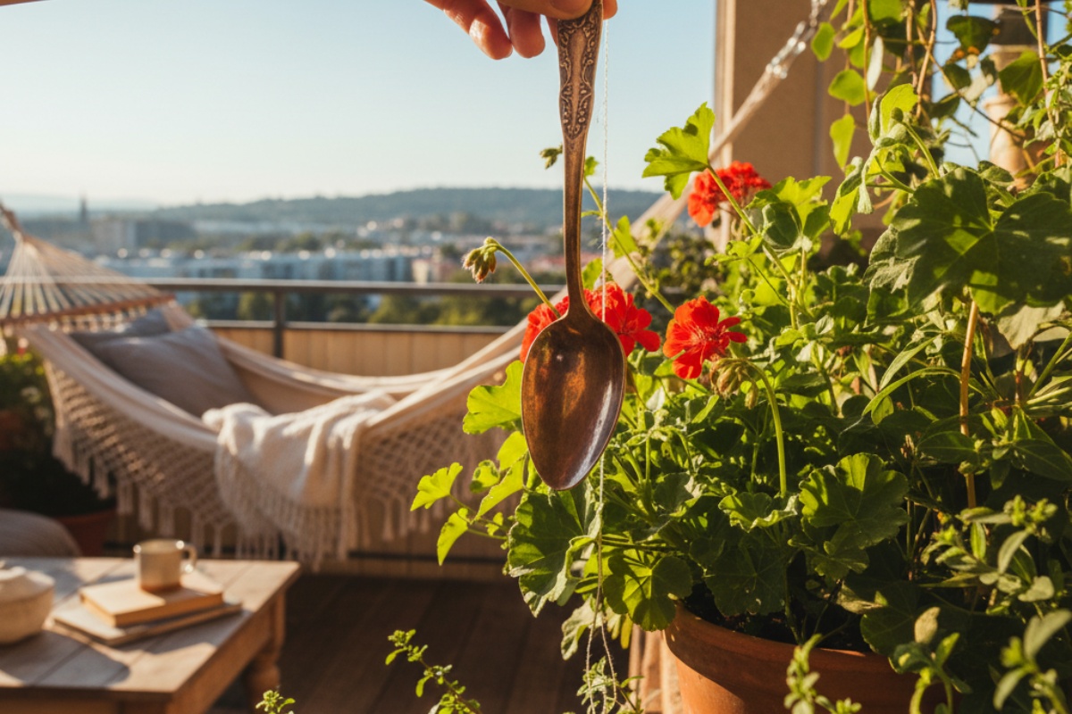 Malo tko zna: čemu služi vješanje metalnih žlica na balkon detail 2