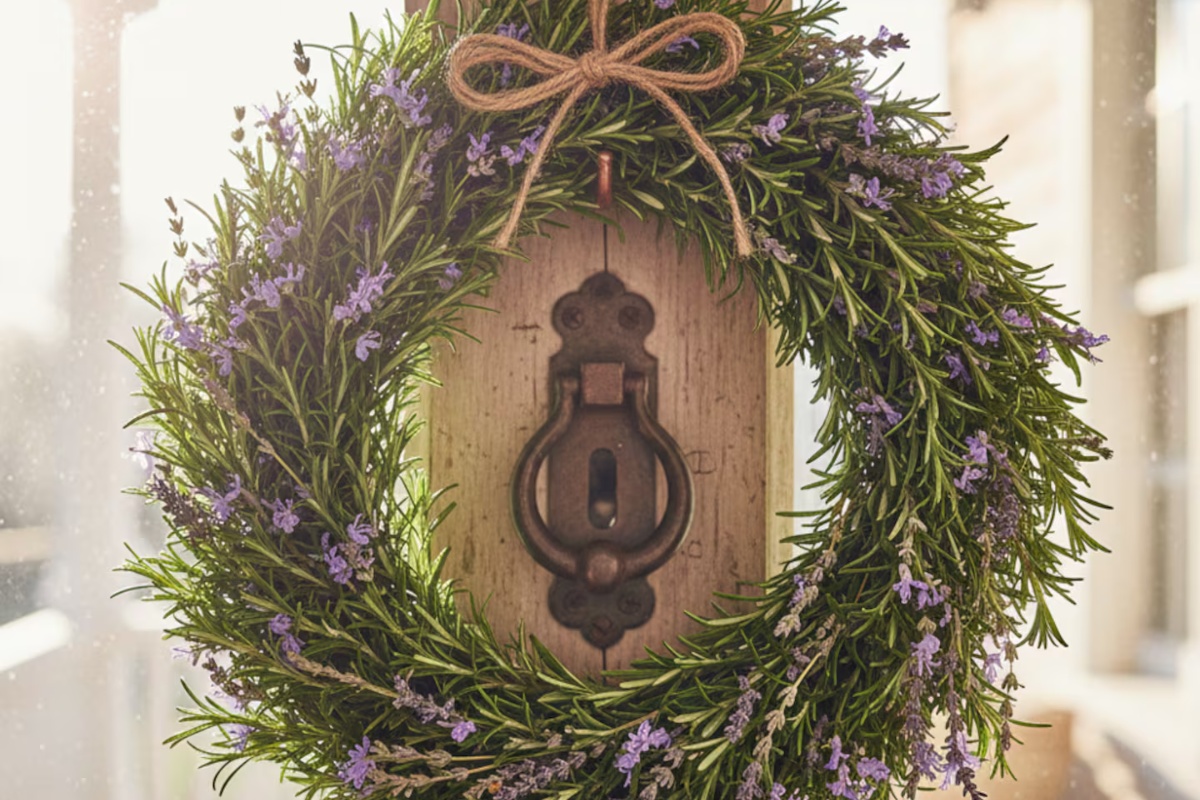 Vijenac od ruzmarina na vratima: kako ga napraviti da privuče harmoniju i dobru energiju u dom detail 2