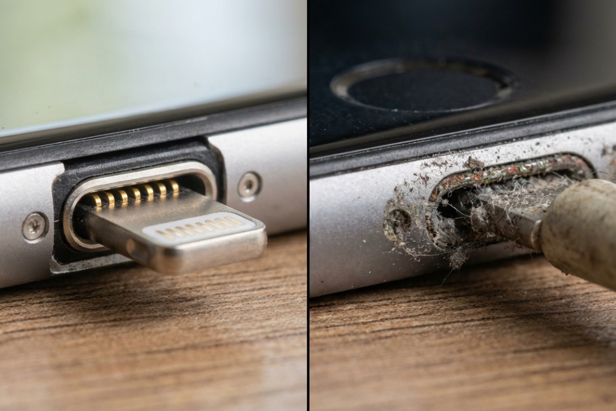 Vaš telefon se počeo sporo puniti, a nije kriva baterija: uzmite običnu čačkalicu i izvedite ovaj postupak za 10 sekundi detail 2