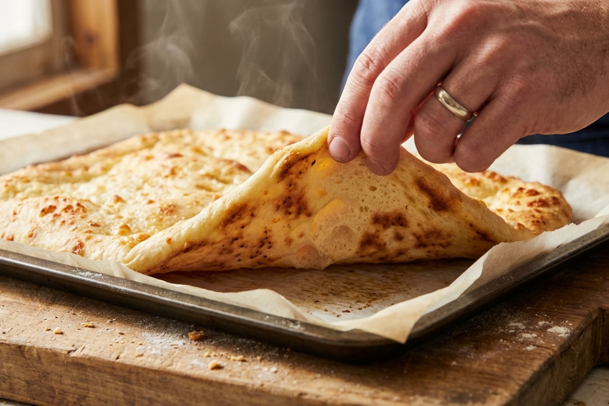 Super jednostavan kruh od svježeg sira, savršen za pripremu proteinskih sendviča bez brašna detail 2