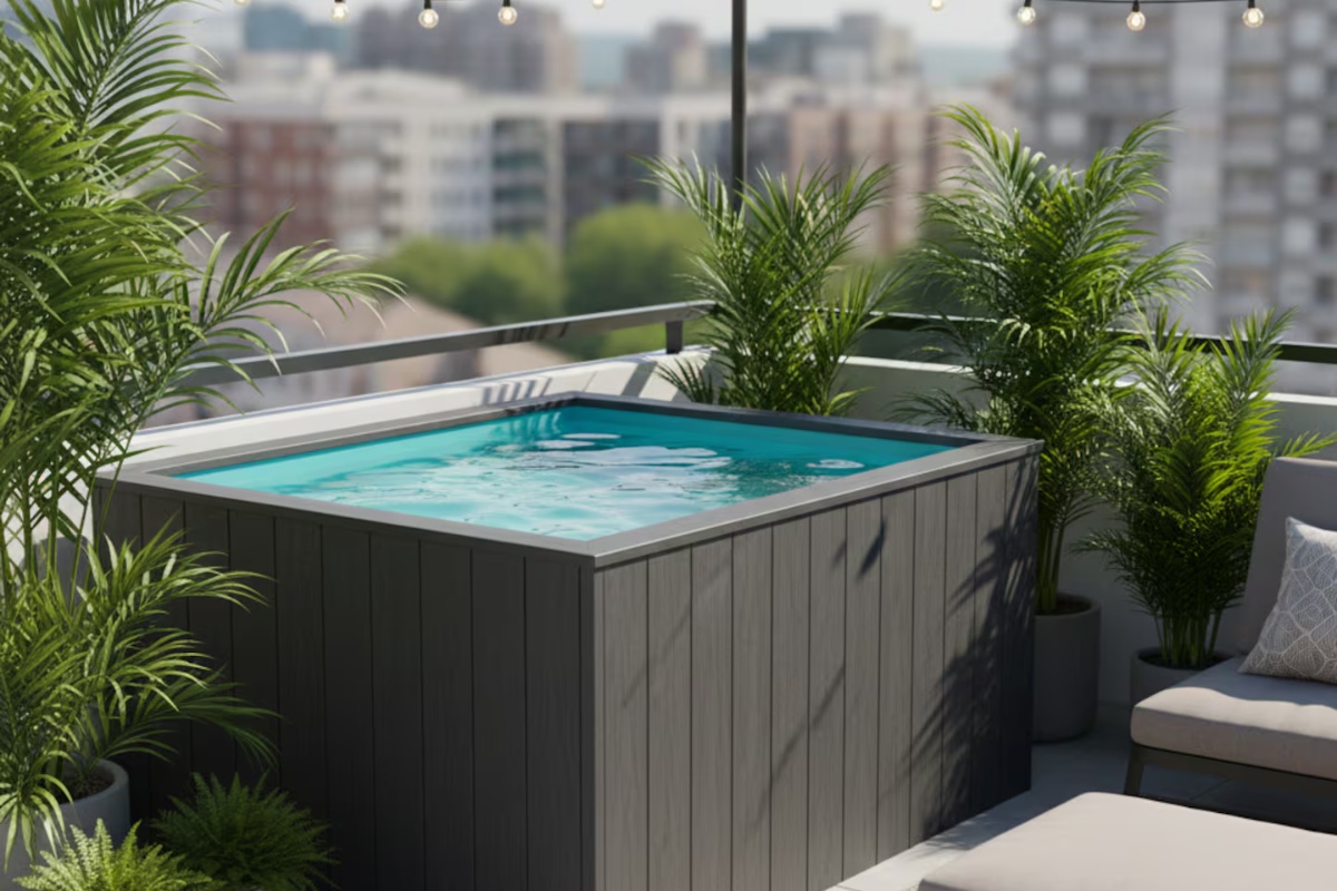 Recite zbogom tradicionalnom bazenu: alternativa koja je trend za male vrtove detail 2