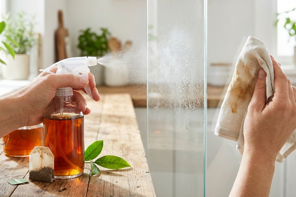 Zaboravite na skupe sprejeve za staklo: ni ocat, ni amonijak neće dati takav sjaj bez mrlja kao običan, jaki crni čaj detail 2