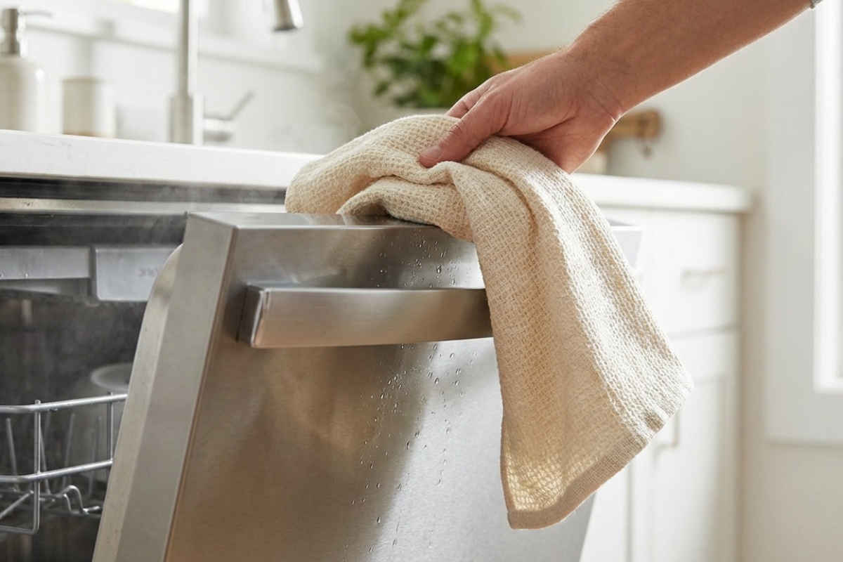Perilice posuđa: Jednostavan trik s ručnikom koji napokon zaustavlja mokre čaše detail 2
