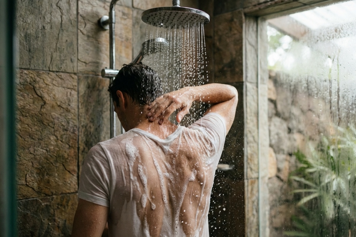 Ni vaše lice ni vaše ruke: dermatolozi otkrivaju prvo područje koje biste trebali oprati pod tušem kako biste zaštitili kožu i spriječili iritacije detail 2