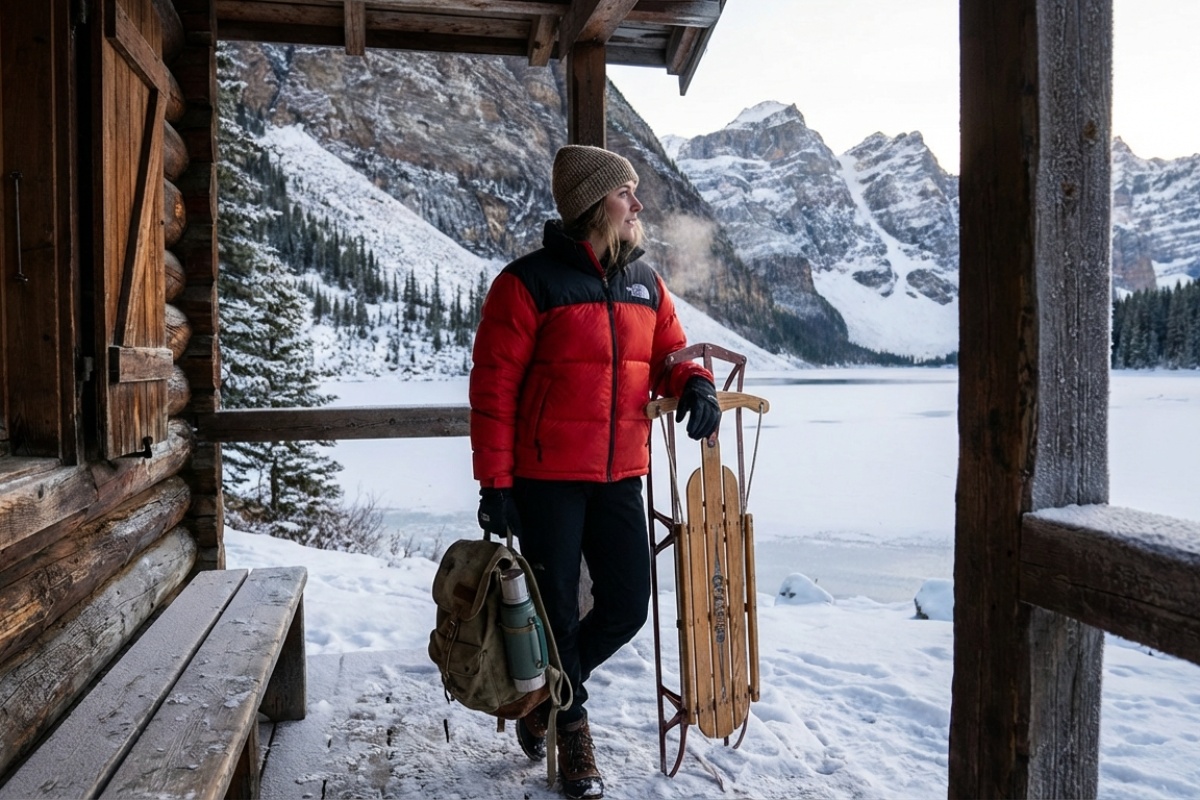 Da, crna pernata jakna The North Face — još uvijek je najpraktičnija zimska jakna