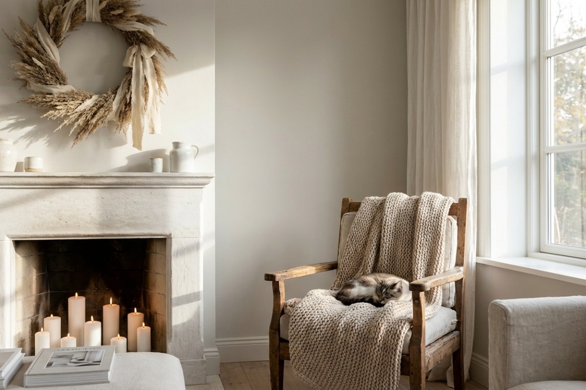 Ni crvena ni zelena na božićnom vijencu: novi trend za 2025. praktičniji i elegantniji detail 2