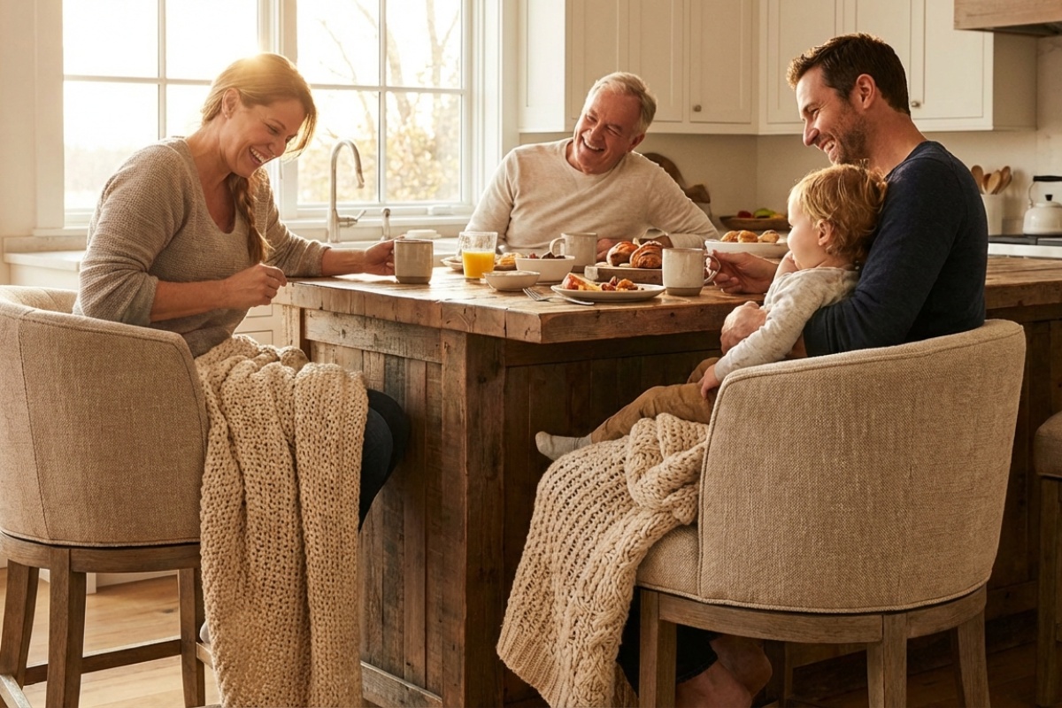Zbogom ravnim barskim stolicama: trendi i udobniji dizajn koji se nameće na šankovima i otocima za ovu 2026. detail 2