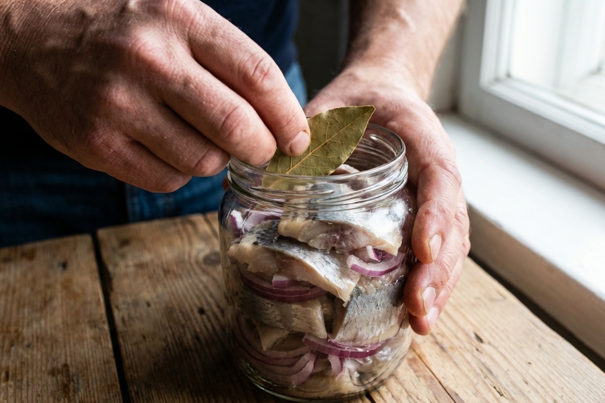 Stavite u staklenku i prelijte uljem. Idealne haringe za blagdane detail 2