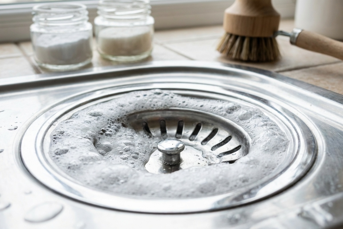 Pet lakih načina za čišćenje odvoda od kose — jedan od njih s plastičnom slamkom detail 2