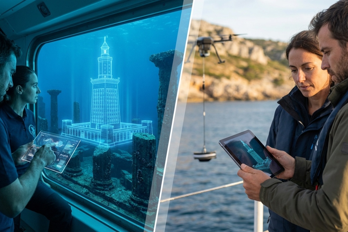 Otkriće stoljeća: pronađeni potopljeni ostaci jednog od sedam svjetskih čuda nakon što je više od 1600 godina bilo izgubljeno detail 2