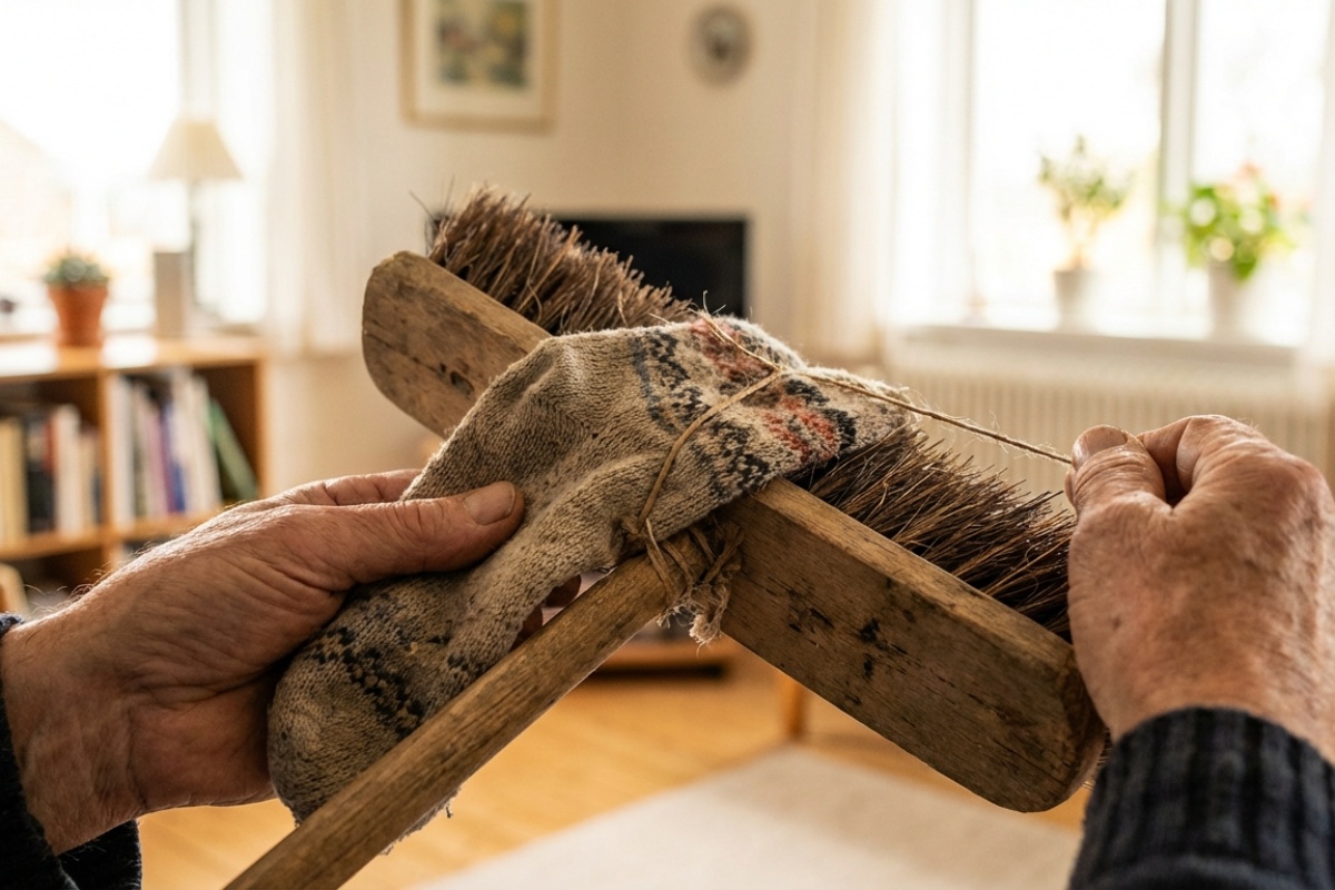 Stavljanje stare čarape na metlu: zašto se preporučuje pri metenju i čemu služi detail 2