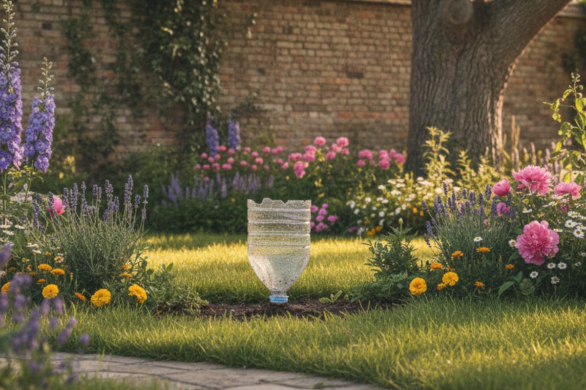 Malo ljudi zna zašto se preporučuje postavljanje plastične boce izrezane naopako u vrt. detail 2