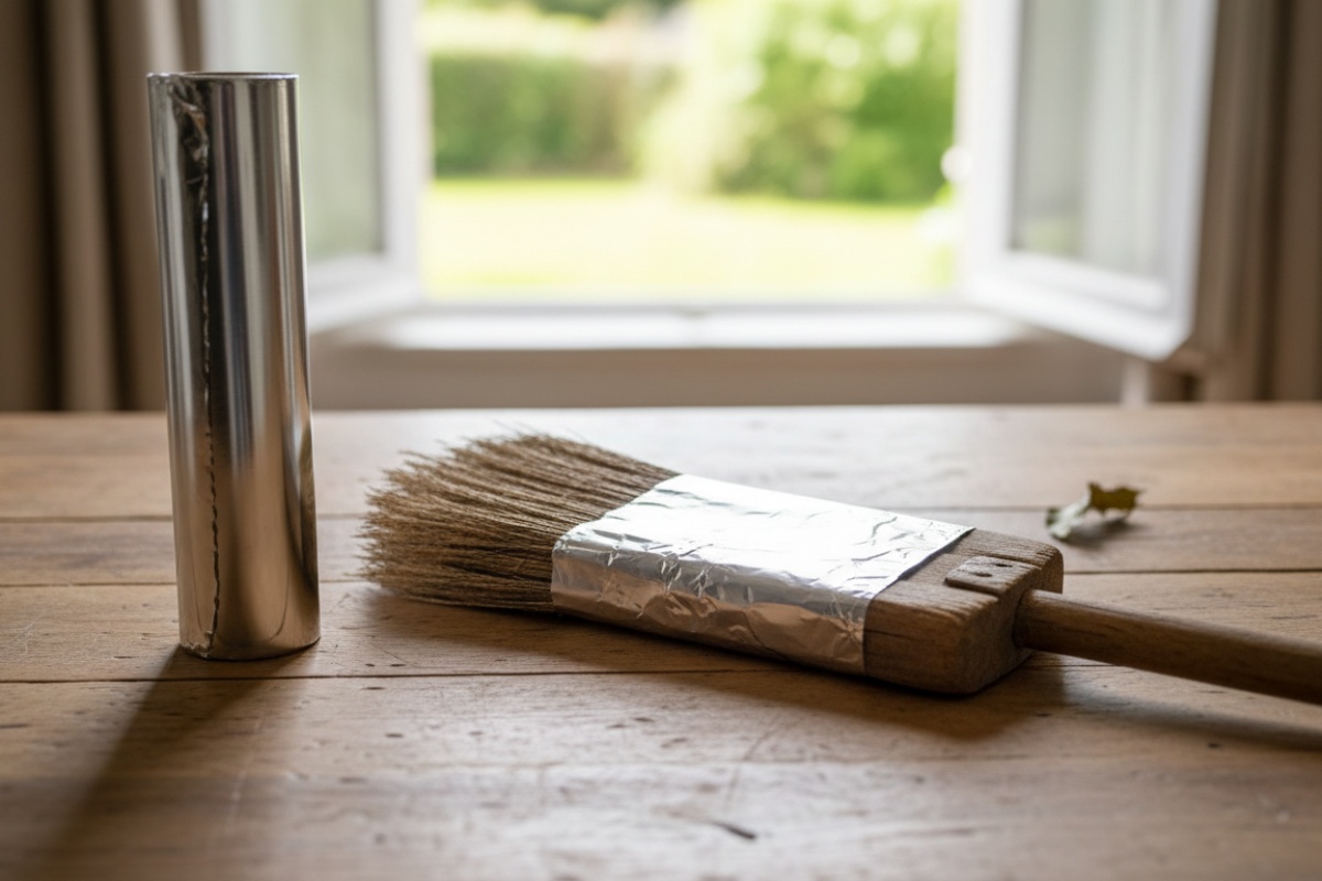 Postavljanje aluminijske folije na metlu: zašto se preporučuje i za što se koristi detail 2