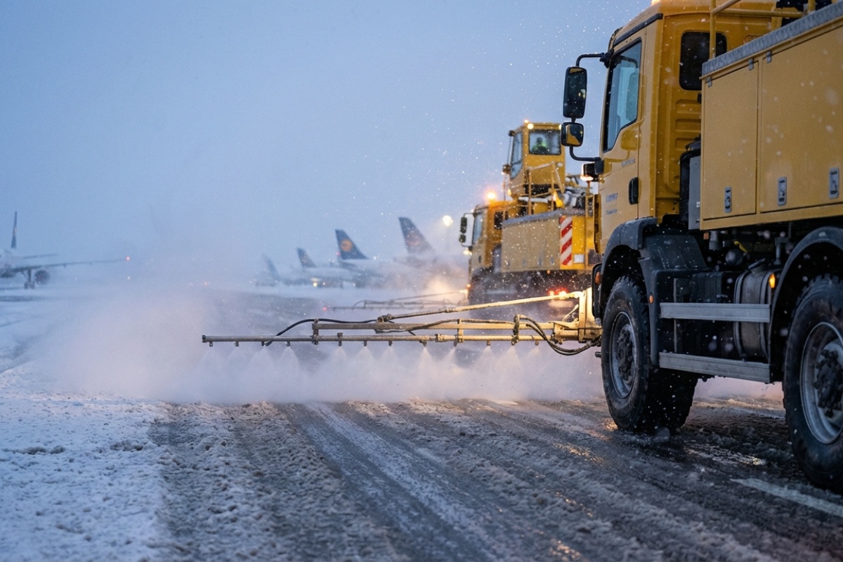 Ni sol ni kemikalije, Njemačka koristi vodu od kiselih krastavaca za sprječavanje leda na cestama i zračnim lukama detail 2