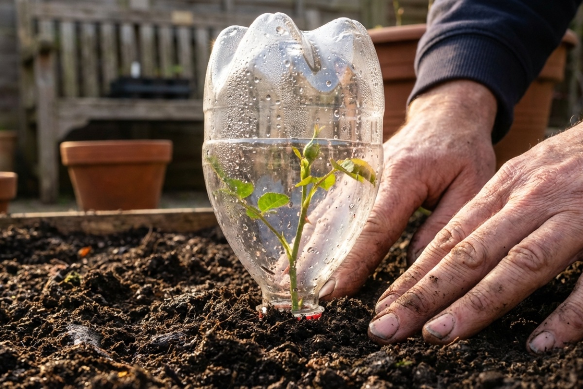 Zamatam reznice u novine – a na proljeće vadim sadnice s korijenjem: 100% način razmnožavanja ruža detail 2