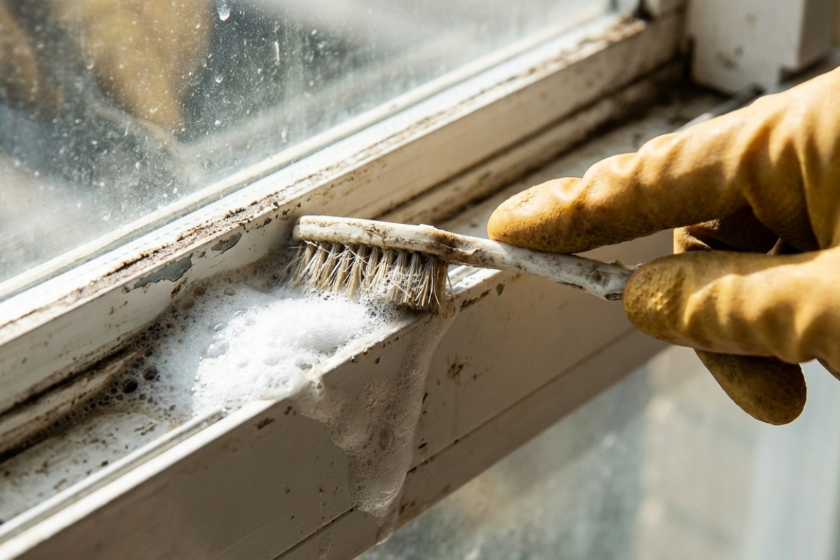 Čemu služi prskanje octa po vodilicama prozora i zašto se to preporučuje? detail 2