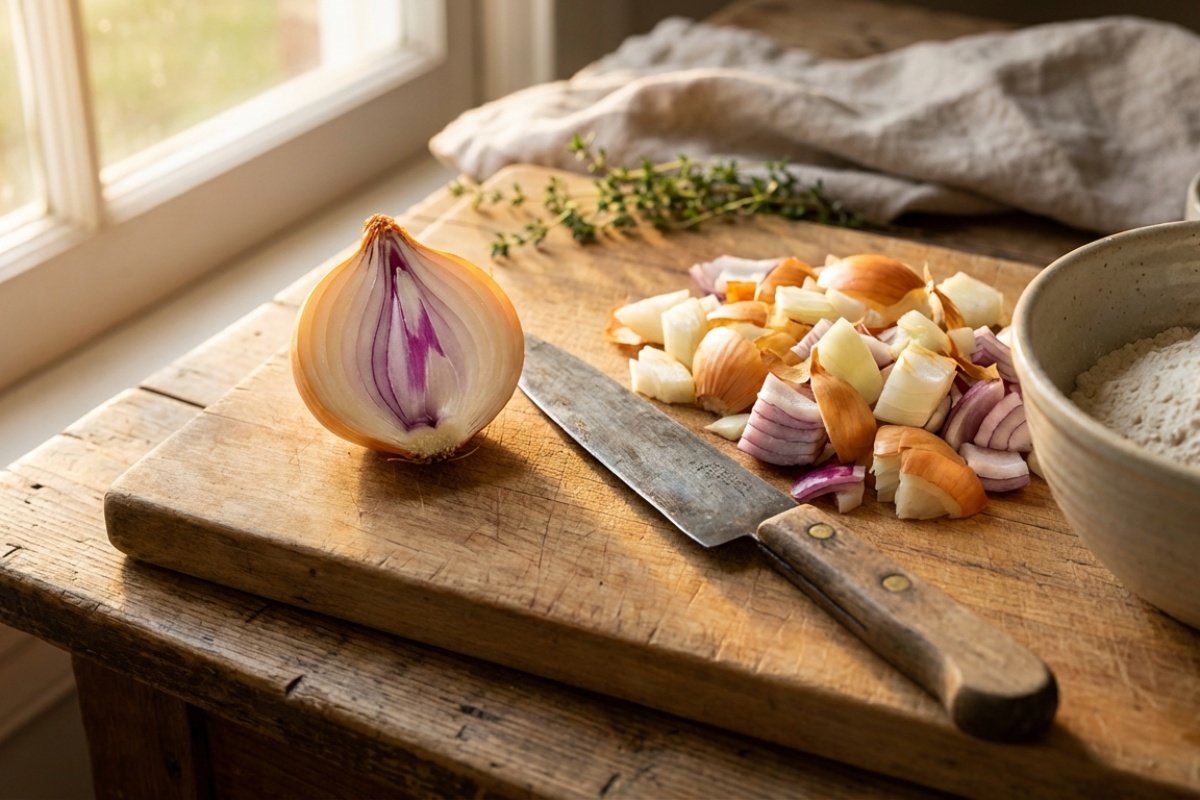 Zašto je potrebno uvaljati luk u brašno prije prženja: trik iz zaboravljenih kuharica detail 2