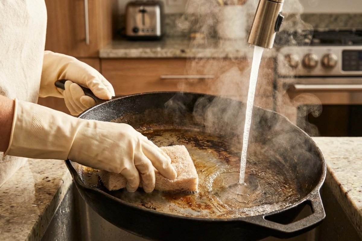 Zaboravite na izgorjele lonce i tave: sastojak koji bez truda uklanja mrlje detail 2