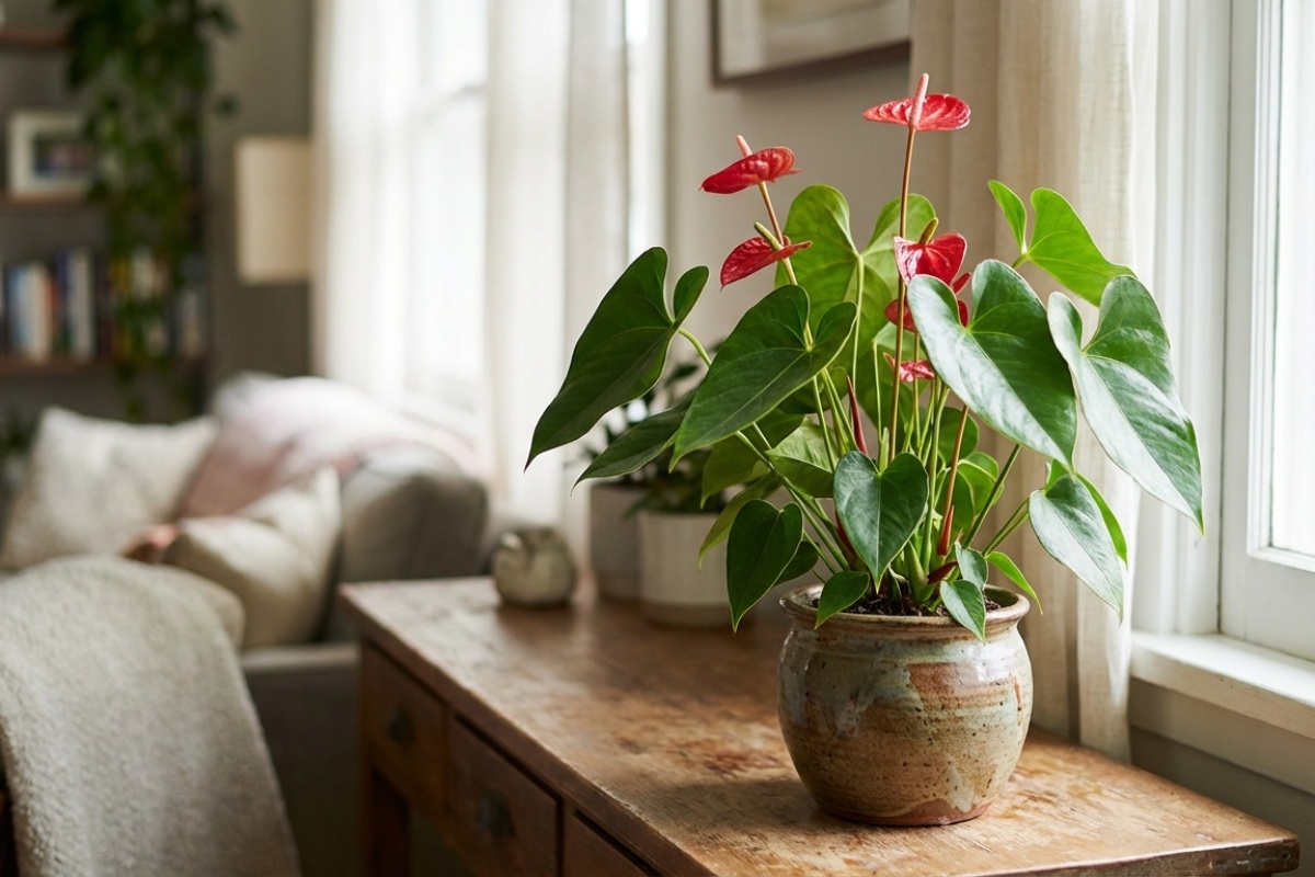 1 prstohvat u vodu – i anthurium će vam zahvaliti jarko crvenim «srcima»: kako natjerati «mušku sreću» da procvjeta detail 2