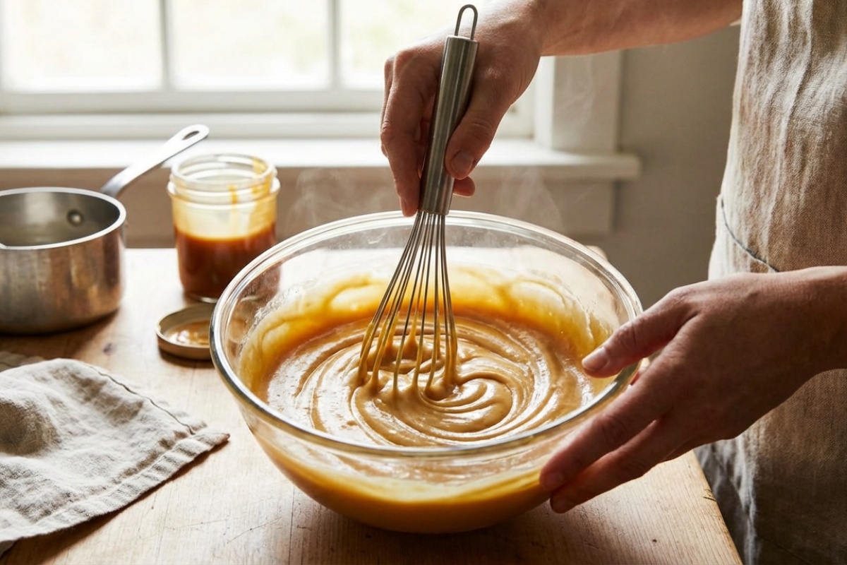 Kolačići «Karamel Napoleon» — kako pripremiti novi desert i recept korak po korak detail 2