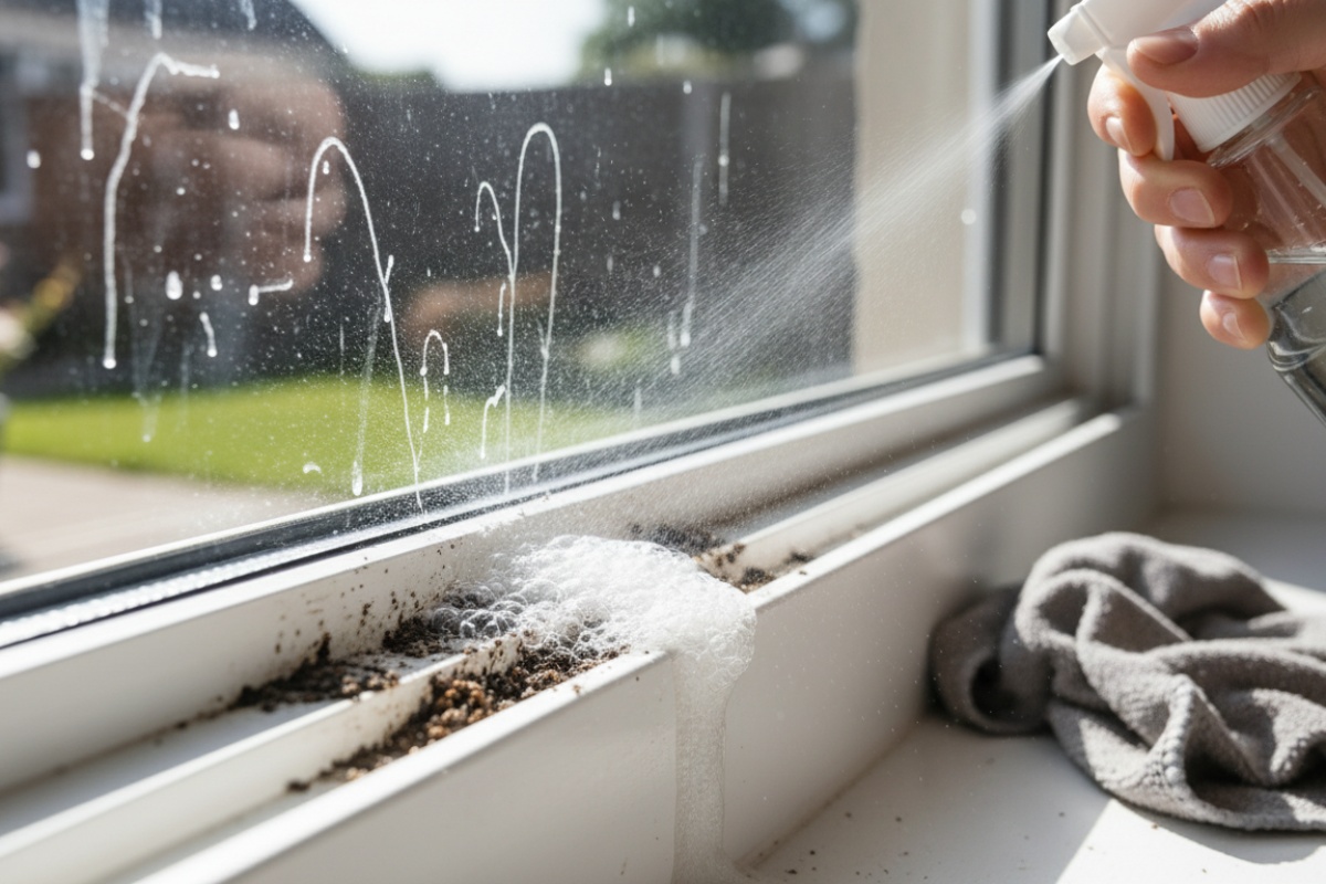 Čemu služi prskanje octom po vodilicama prozora i zašto se to preporučuje? detail 2