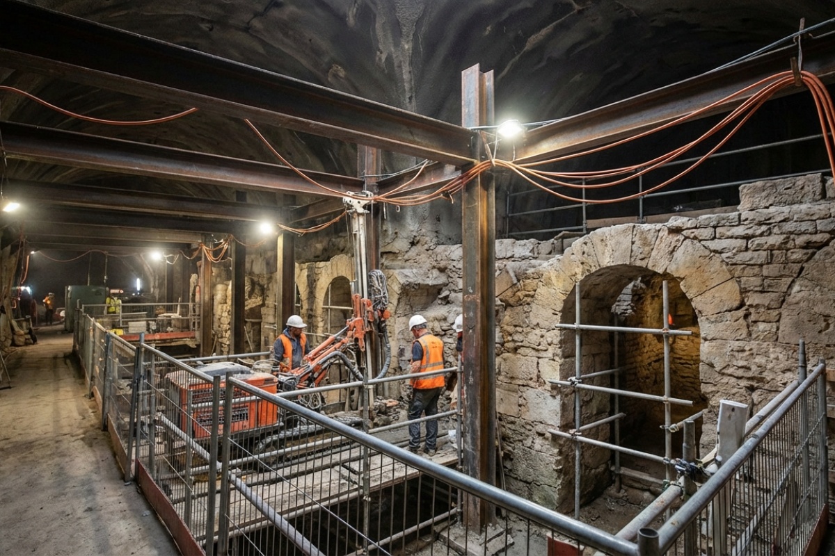 Stanica podzemne željeznice koja je muzej stariji od 2.000 godina i koja se gradi desetljeće: otvorena ispod Koloseuma detail 2