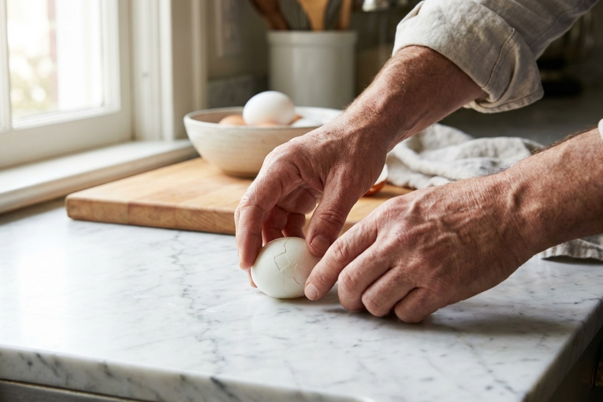 Kako oguliti kuhana jaja u 5 sekundi: vrlo jednostavna, ali učinkovita metoda detail 2