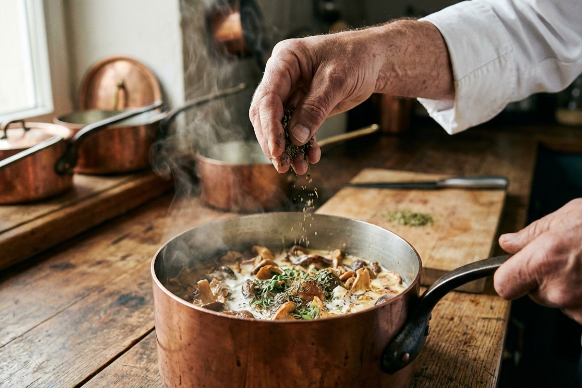 Lovorov list i piment nisu dovoljni. Sušene gljive su ukusne jer dodajem još 2 prstohvata začina detail 2