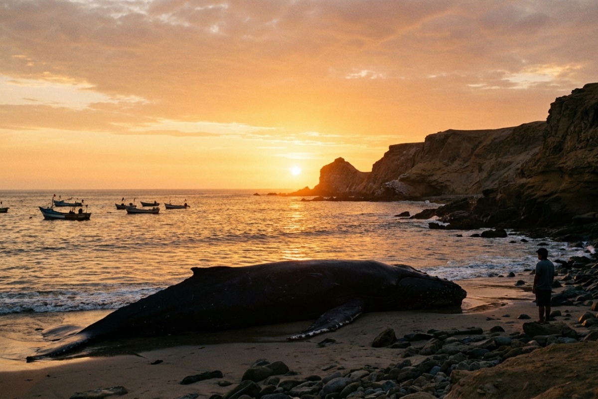 U Peruu na obalu izbačeno 4 metra dugo morsko čudovište — to je jedna od najmanje proučavanih jedinki na svijetu detail 2