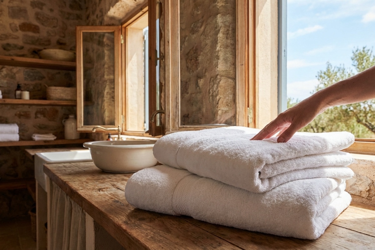 0,5 šalice u pretinac za omekšivač – i stari ručnici mekani su kao pahulja: zauvijek se pozdravite s 